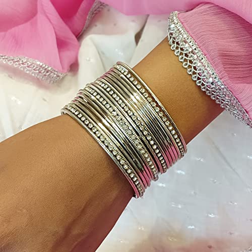 Boho Vintage Gypsy Tribal Silver Plated Bracelets Set