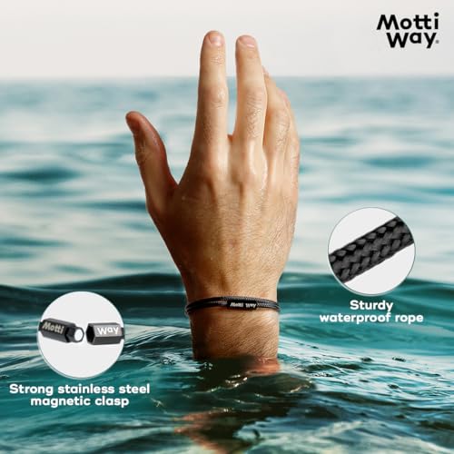 Nautical Black Rope Cuff Bracelet for All