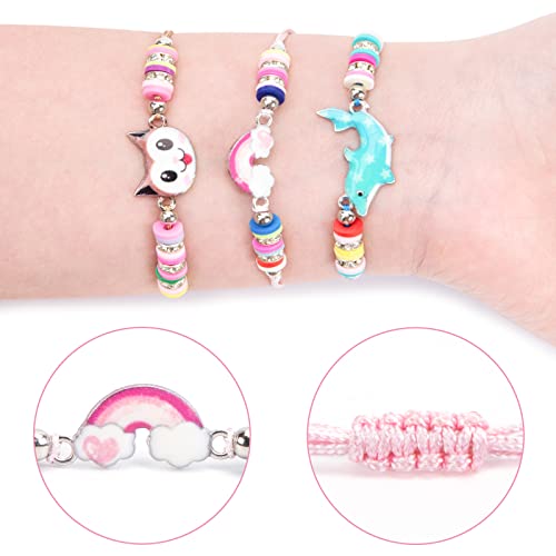 Charming 14 PCS Kids Animal Friendship Bracelets