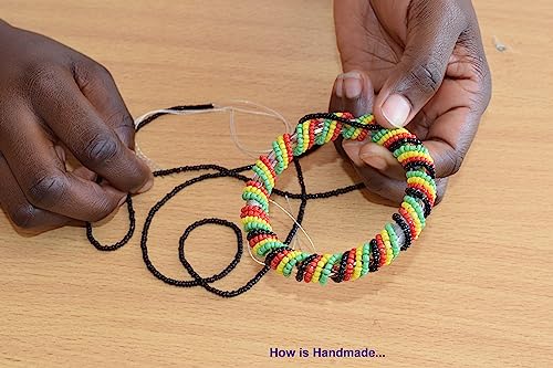 Set of 3 Handmade Maasai Beaded Bracelets