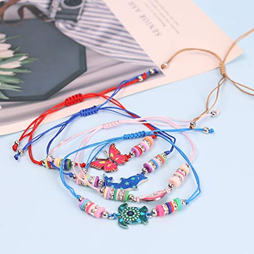 Charming 14 PCS Kids Animal Friendship Bracelets