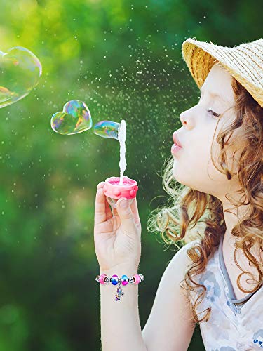 Colorful Unicorn Crystal Charm Bracelet Bangle Set