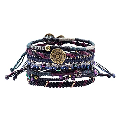 Boho Earth Bracelet Set - 7 Stackable Styles