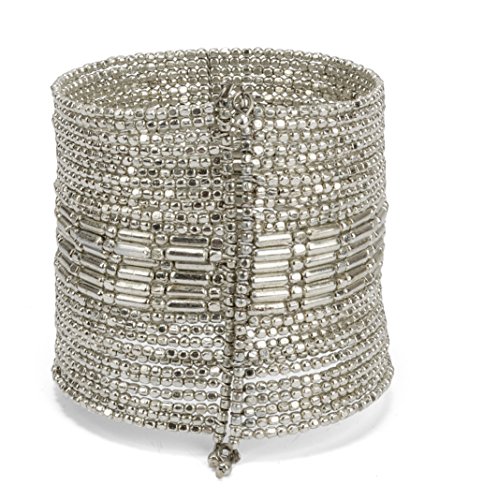 Boho Silver Metal Cuff Bracelet for Women