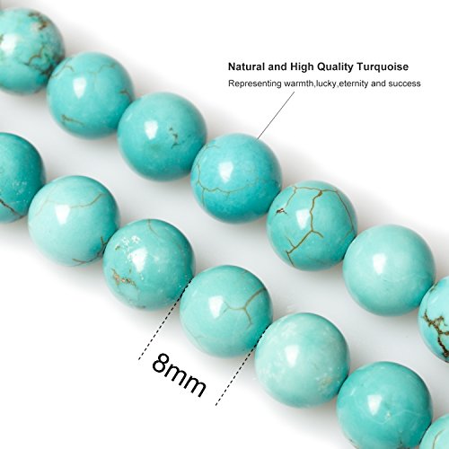 Turquoise 108 Mala Beads Chakra Bracelet Necklace