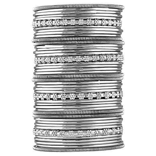 Aheli Ethnic Oxidized Bangle Set for Women