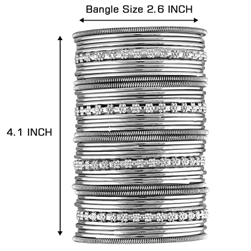 Aheli Ethnic Oxidized Bangle Set for Women