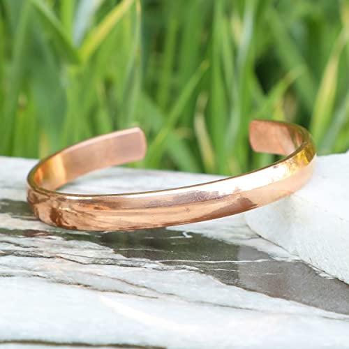 Handmade Tibetan Copper Cuff Bracelets for All