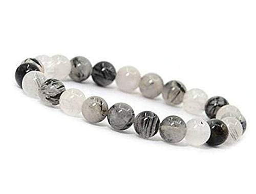 Handmade Black Rutile Gemstone Manifestation Bracelet