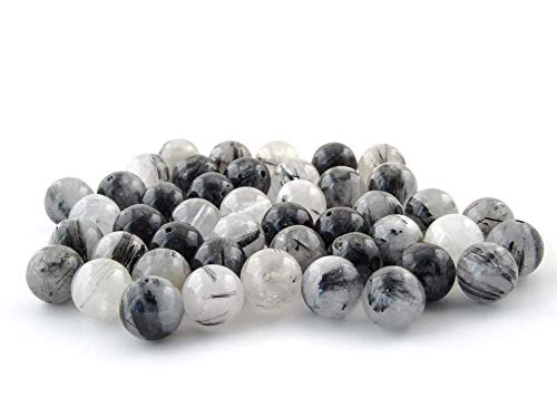 Handmade Black Rutile Gemstone Manifestation Bracelet