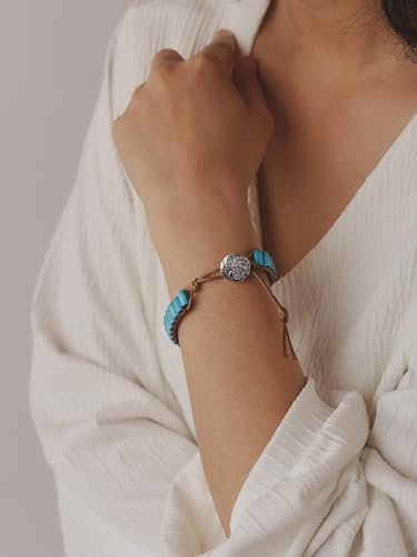 Bohemian Natural Stone Wrap Bracelets for All