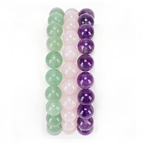 Cherry Tree Gemstone Beaded Bracelet Set
