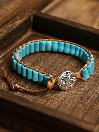 Bohemian Natural Stone Wrap Bracelets for All