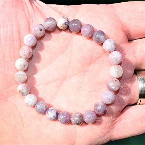Premium Ruby Jade 8mm Moroccan Bead Bracelet