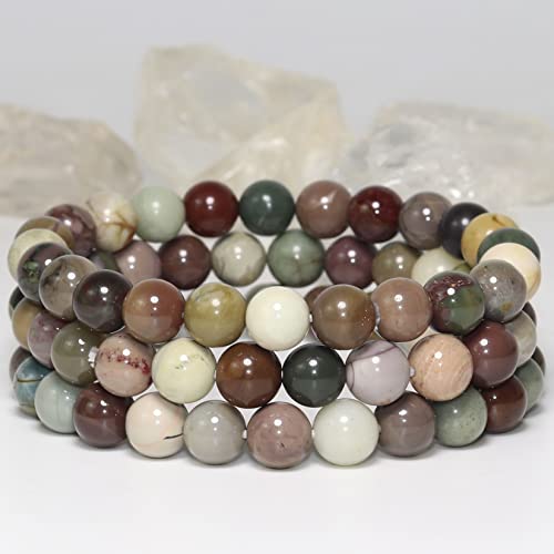 Handmade Moroccan Gemstone Bracelet with Quartz Beads