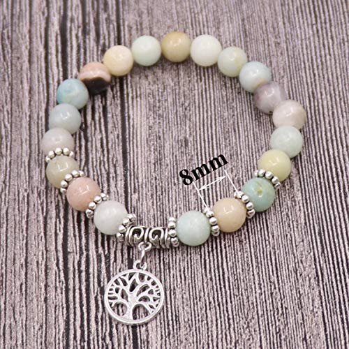 Tree of Life Jasper & Agate Healing Bracelet Set