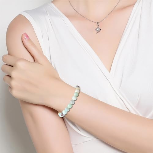 Natural Stone Beaded Bracelet for Yoga & Gifts