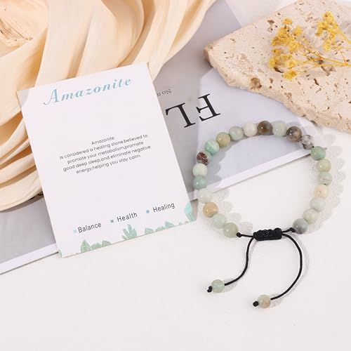 Natural Stone Beaded Bracelet for Yoga & Gifts
