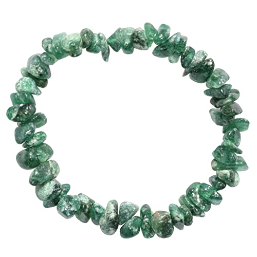 Moroccan Crystal Chip Bead Bracelet with Selenite