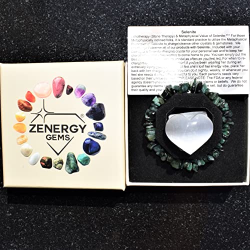 Premium Moroccan Emerald Crystal Chip Bracelet