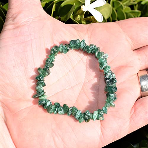 Premium Natural Crystal Chip Bead Bracelet - Moroccan