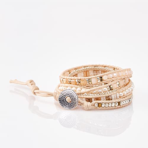 Handmade Vegan Boho Natural Stone Bracelet