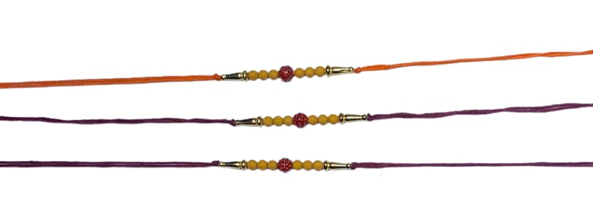 Moroccan Style Set of 3 Rakhi Bracelets