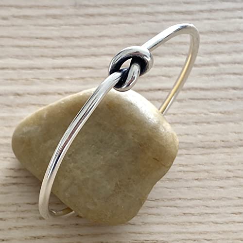 Handmade Silver Knot Cuff Bracelet for All