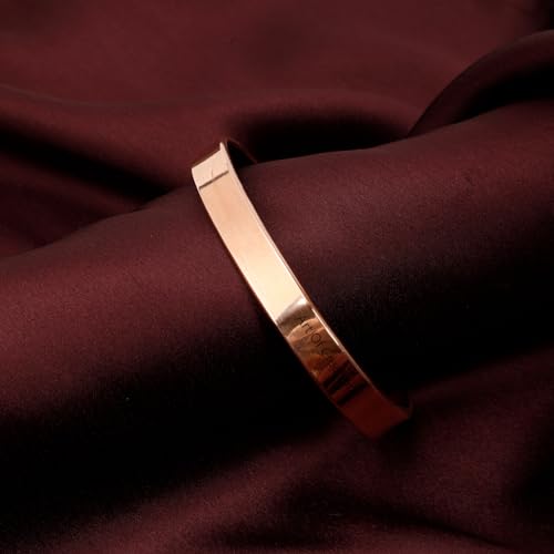 Handmade Copper Cuff Bracelet - Unisex Yoga Jewelry