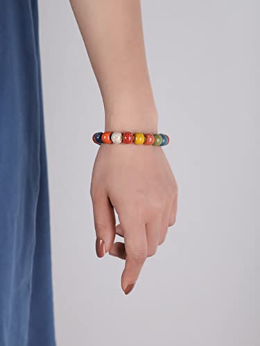 Colorful Bohemian Round Beads Bracelet for Women