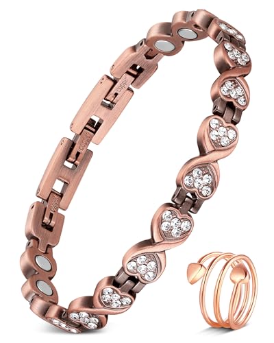 Elegant Copper Magnetic Bracelets for Women