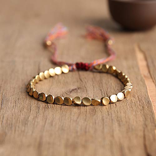 Handmade Tibetan Copper Beads Bracelet for All
