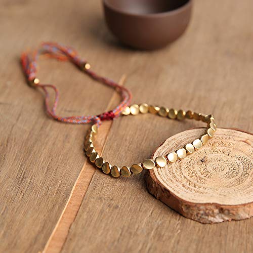Handmade Tibetan Copper Beads Bracelet for All