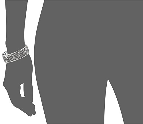 Moroccan Sterling Silver Filigree Cuff Bracelet