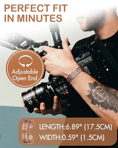 Antique Life Tree Copper Magnetic Bracelet for Men