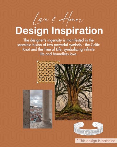 Antique Life Tree Copper Magnetic Bracelet for Men