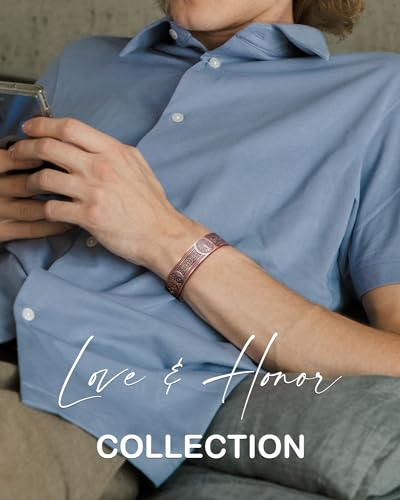 Antique Life Tree Copper Magnetic Bracelet for Men