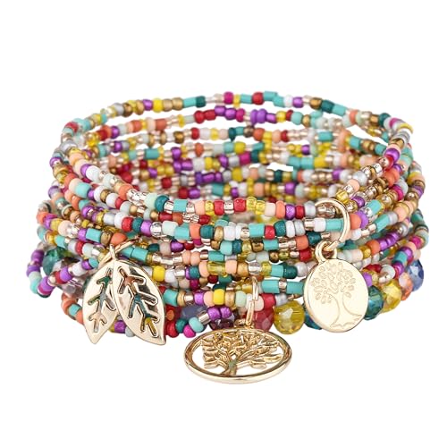 Bohemian Multilayer Tassel Bracelets Set for Women