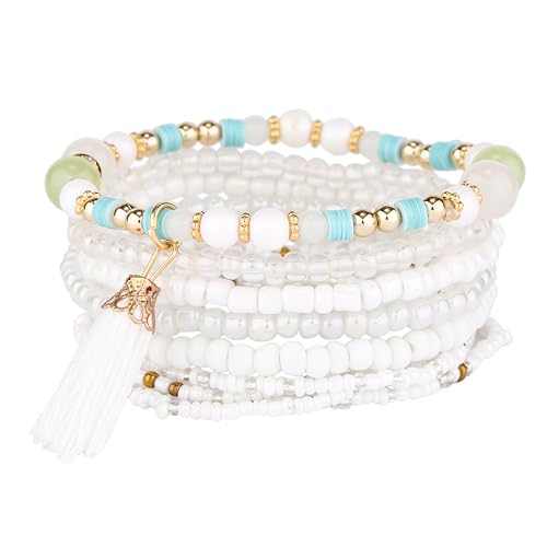 Bohemian Multilayer Tassel Bracelets Set for Women
