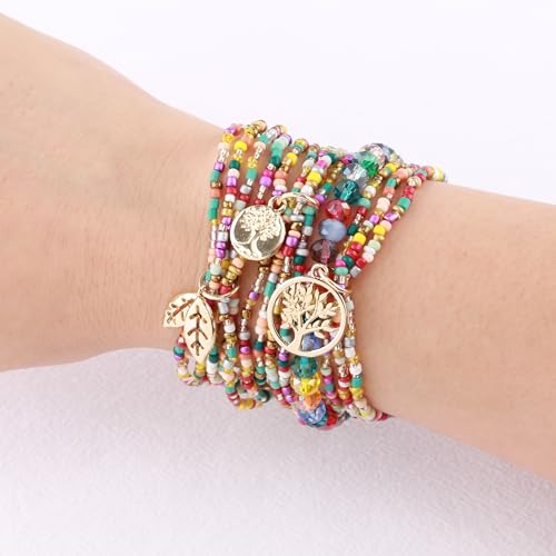 Bohemian Multilayer Tassel Bracelets Set for Women