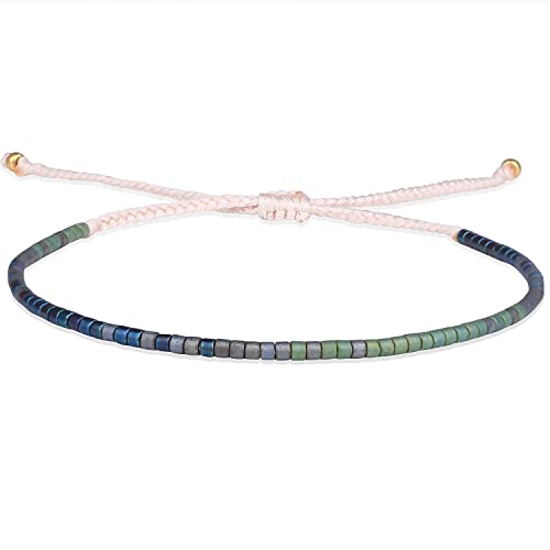 Handmade Colorful Crystal Shell Friendship Bracelets