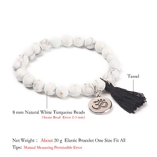 Handmade Tibetan Mala Beads Bracelet with Tassel