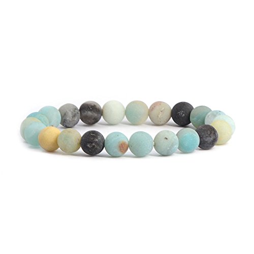 Multicolor Amazonite Gemstone Stretch Bracelet for All