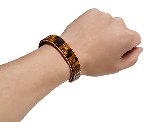 Handmade Bohemian 7 Chakra Leather Wrap Bracelet