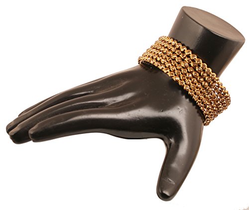 Stunning Antique Gold Tone Moroccan Bangle Set of 12