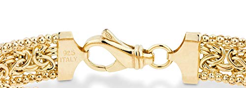 Moroccan 18K Gold Over Sterling Silver Bracelet