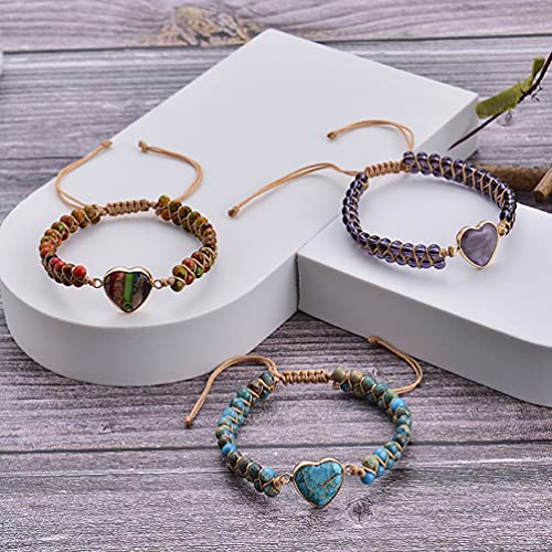 Handmade Boho Natural Stone Beaded Bracelets