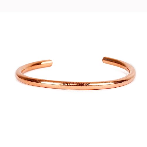 Handmade Pure Copper Adjustable Unisex Bracelet
