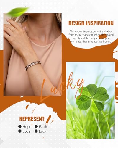 Jecanori Women's Ultra Strength Copper Bracelet