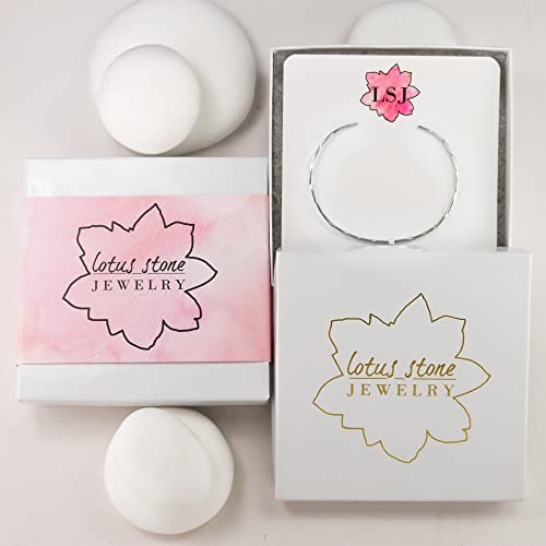 Delicate Hammered Sterling Silver Stacking Bracelet